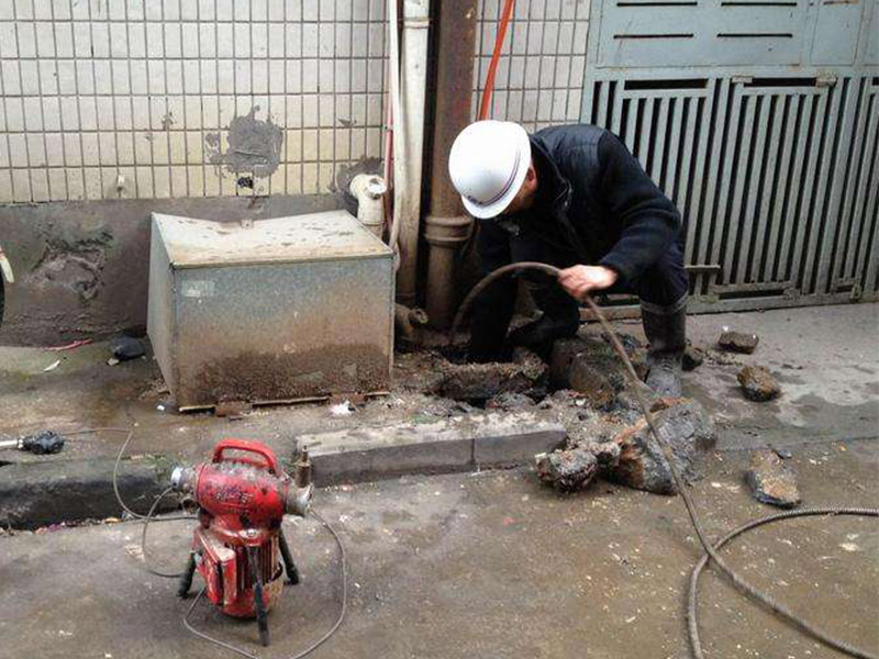 石棉疏通下水道-洗菜池疏通